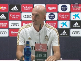 Zidane concedeu entrevista na véspera da última partida pelo Espanhol. Captura/RealMadridTV