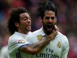 Zidane's first squad list includes both Isco and Marcelo. AFP