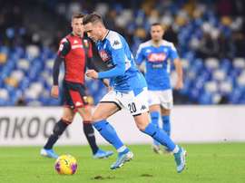 O Napoli quer segurar Zielinski por cinco anos. Twitter/SSCNapoli