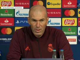 Zidane falou em coletiva antes de enfrentar o Mönchengladbach. Captura/RealMadrid