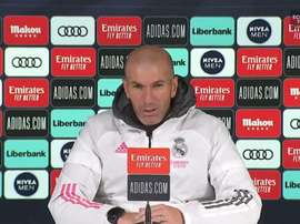 Zidane acaba de falar em coletiva de imprensa. Captura/RealMadridTV