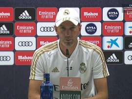 Zinedine Zidane comentou sobre a lesão de Hazard. Captura/RMTV