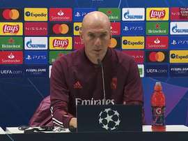 Zidane en conférence de presse. Captura/RealMadrid