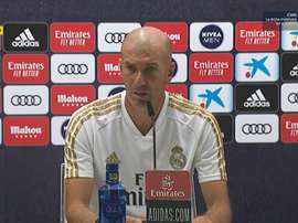 Zinedine Zidane était en conférence de presse. Capture/RealMadrid