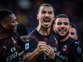 Ibra a fait un gros match. Twitter/ACMilan