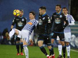 Real Sociedad goleia depor. EFE