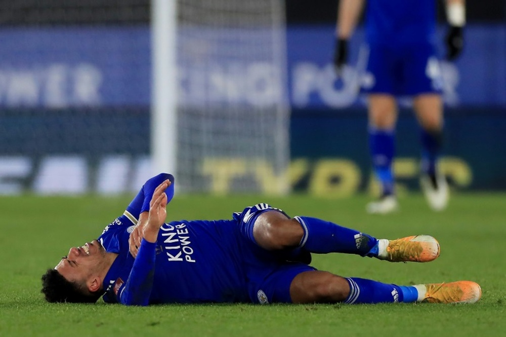 Leicester S Justin Set To Miss Rest Of Season With Acl Injury Leicester S Justin Set To Miss Rest Of Season With Acl Injury