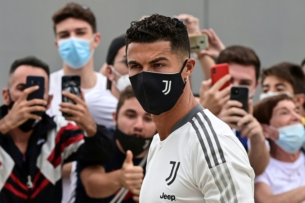Cristiano Ronaldo is having a medical ahead of the new season at Juventus. AFP