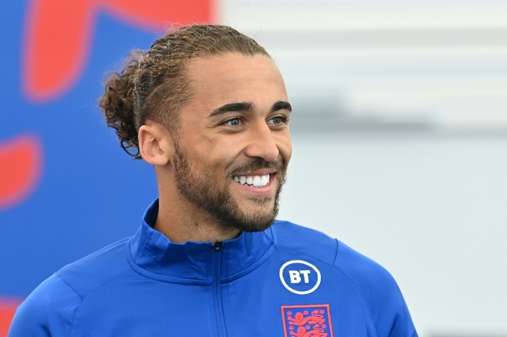 Dominic Calvert-Lewin thinks Kane will score versus Germany. AFP