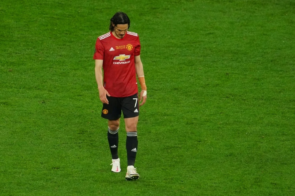 Edinson Cavani is considering a move after his spell at Man United comes to an end. AFP