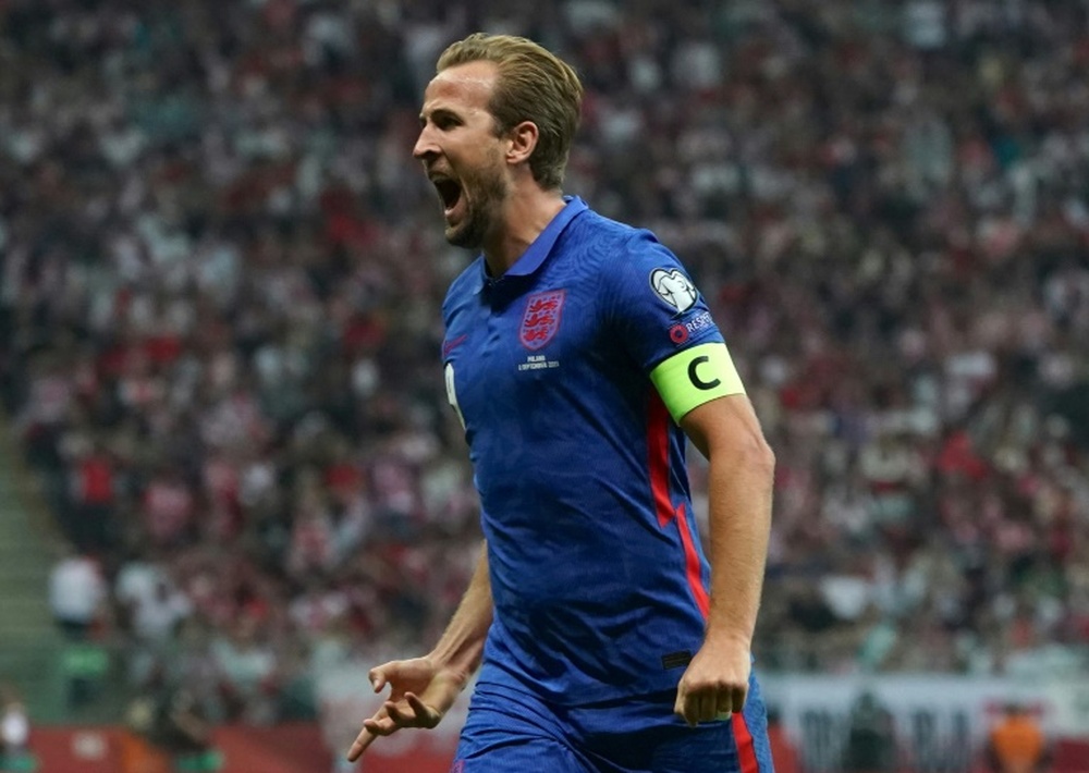 Harry Kane scored but England were held in Poland. GOAL