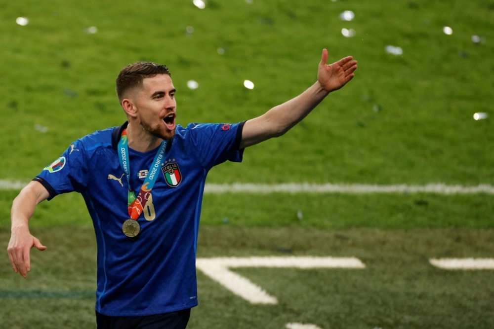 Jorginho has had a terrific summer winning the Champions League and the Euros. AFP
