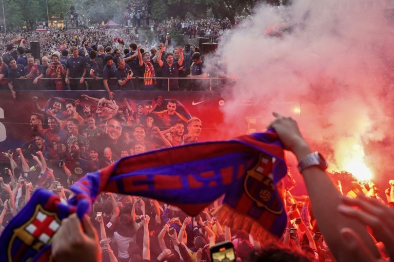 Flick wants Barcelona title party repeat 'every year'