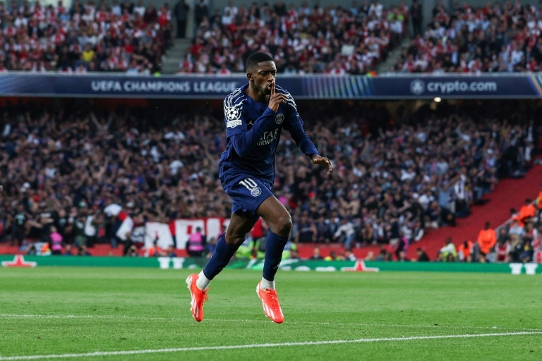 La blessure de Dembélé aux ischio-jambiers "évolue favorablement", selon le PSG