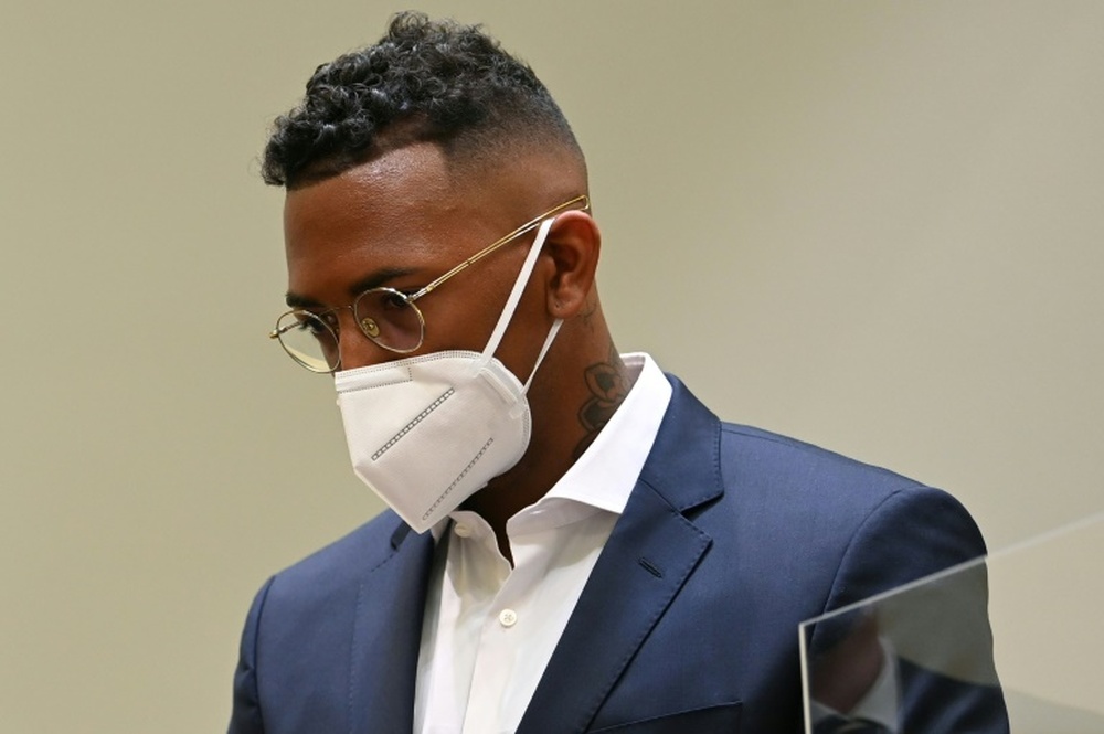 Jérôme Boateng réfute les accusions de violence sur son ex-compagne. AFP