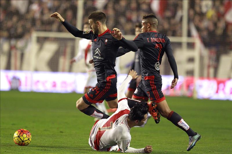 Miku, muy contento por el gol conseguido ante el Celta