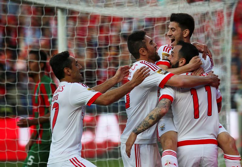 El Benfica aplasta al Marítimo y consigue su séptima Copa de la Liga