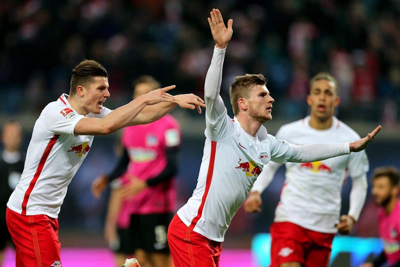 El RB Leipzig olvida el patinazo y se impone al Hertha