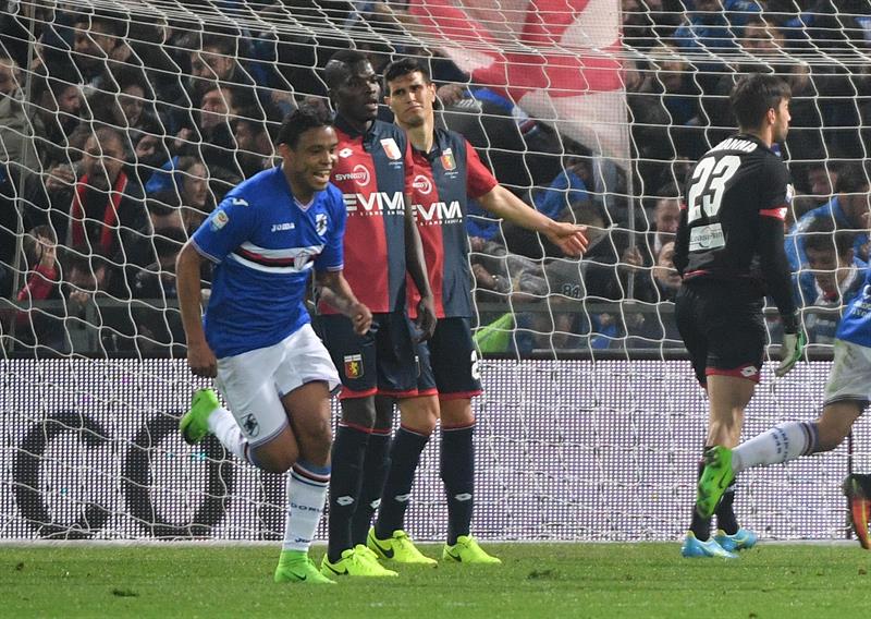 La Sampdoria se lleva el derbi de Génova gracias a Muriel