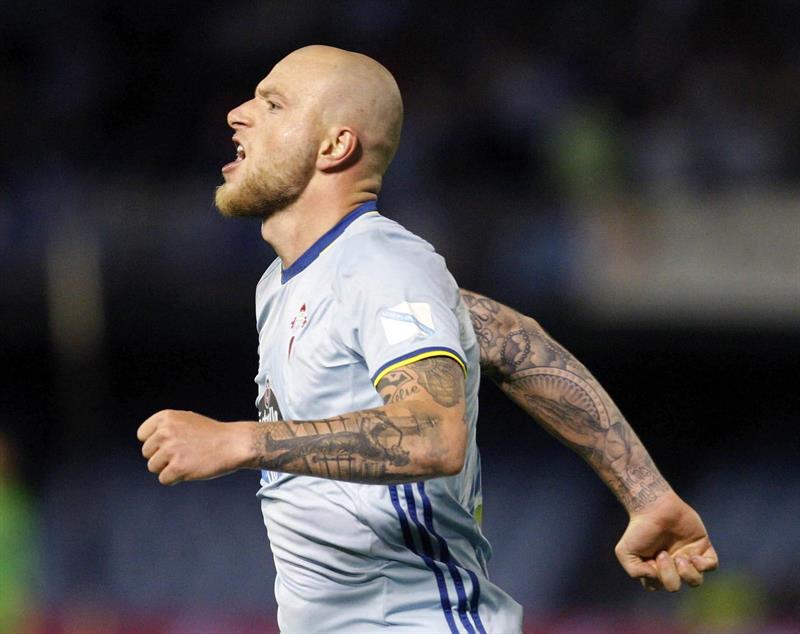 Guidetti se recupera de la contusión y ya está con el grupo