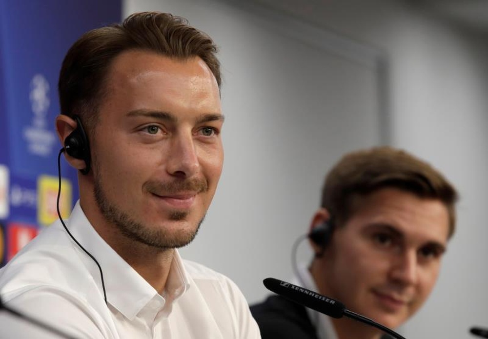 Matthias Jaissle trasladó la ilusión de sus jugadores por jugar la Champions League. EFE