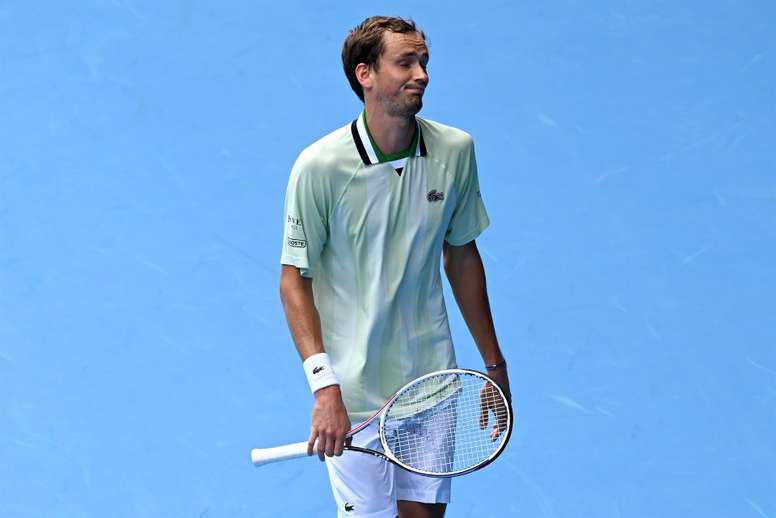 El tenista Daniel Medvedev hoy en Melbourne (Australia). EFE/EPA/DEAN LEWINS