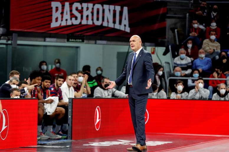 El entrenador del Baskonia, el croata Neven Spahija. EFE/ David Aguilar/Archivo