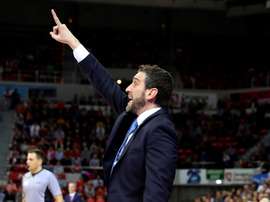 David Eudal, entrenador del Morabanc Andorra, en una imagen de archivo.- EFE/Javier Cebollada