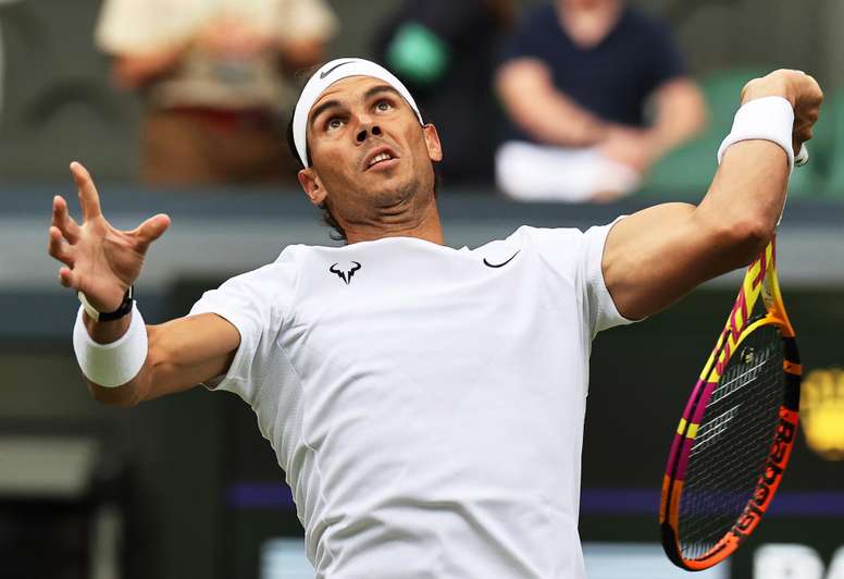El tenista español Rafael Nadal durante el torneo de Wimbledon 2022. EFE/EPA/KIERAN GALVIN EDITORIAL USE ONLY [EDITORIAL USE ONLY]