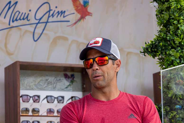 El tenista español Fernando Verdasco habla en entrevista con Efe, el 3 de agosto de 2022, en el Cabo Sports Complex, estado de Baja California Sur (México). EFE/ Jorge Reyes