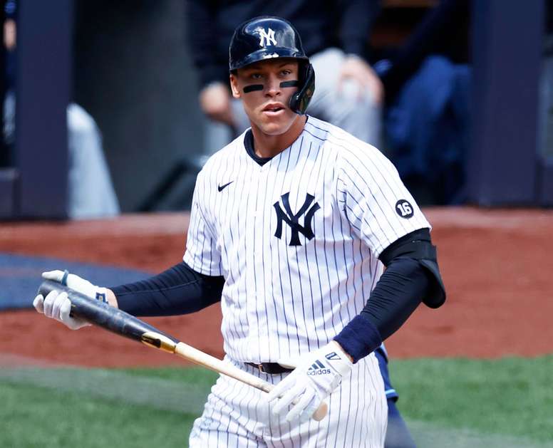 El bateador de los New York Yankees Aaron Judge , en una fotografía de archivo. EFE/EPA/Jason Szenes