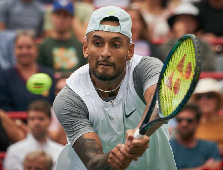 El tenista australiano Nick Kyrgios se declaró este viernes culpable de agredir a su exnovia Chiara Passari, en un incidente ocurrido en diciembre de 2021, durante una vista en un tribunal de la ciudad de Camberra. EFE/EPA/ANDRE PICHETTE