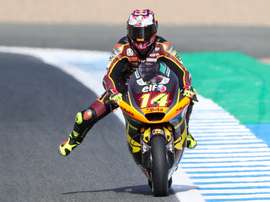 El piloto italiano de Moto2 Tony Arbolino (ELF Marc VDS Racing Team). EFE/Román Ríos/archivo