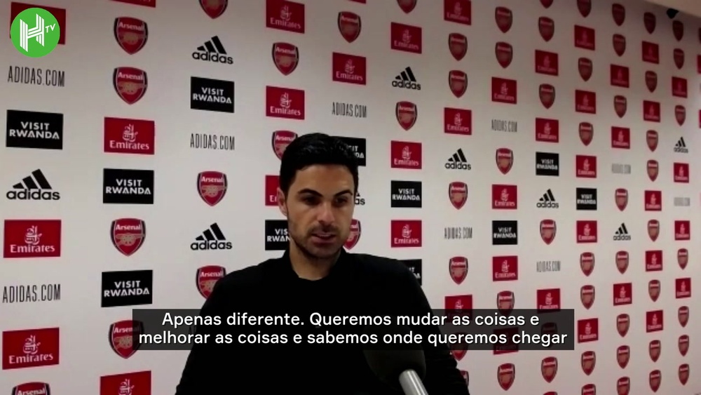 Arteta projeta dias melhores no Arsenal. DUGOUT