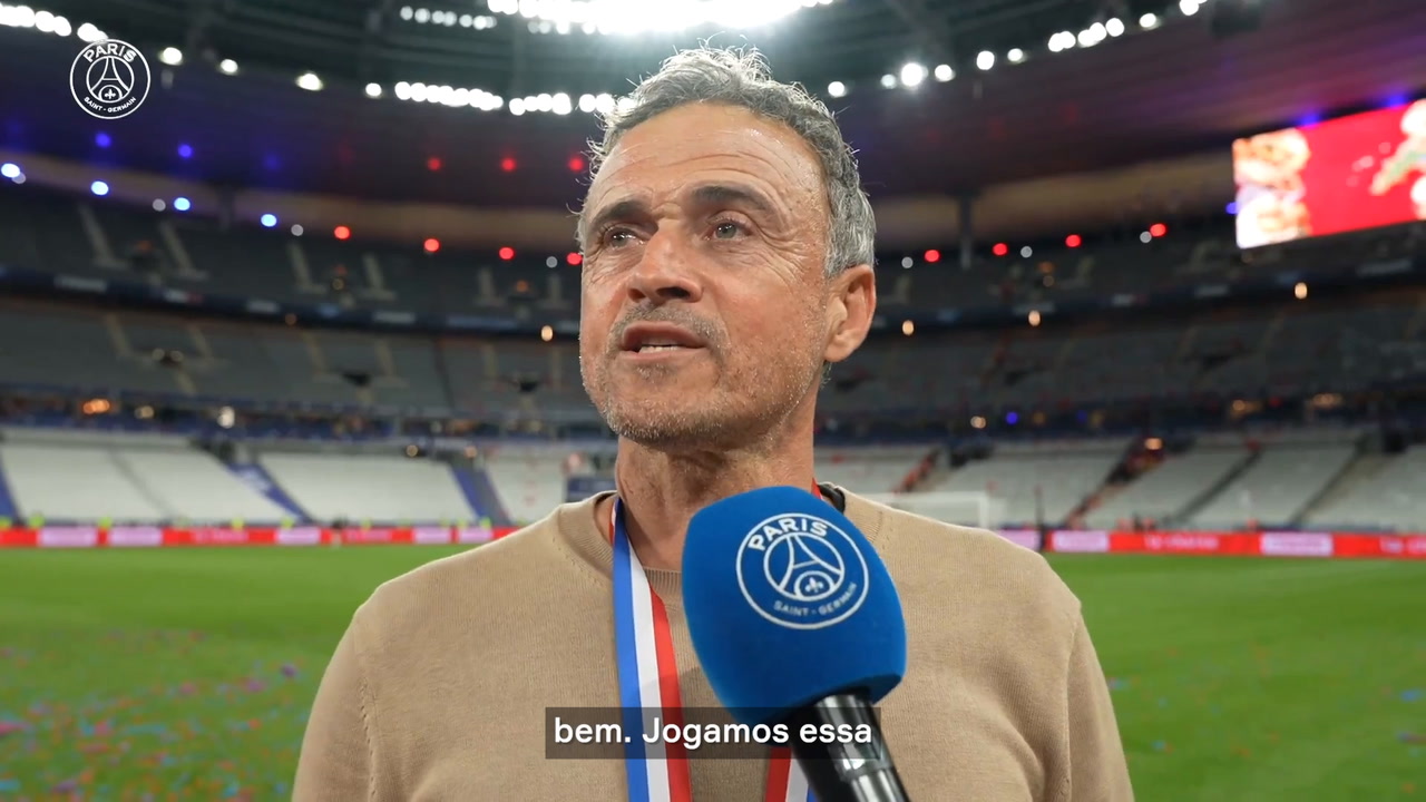 Luis Enrique sobre final: 'Estamos prontos para fazer história'