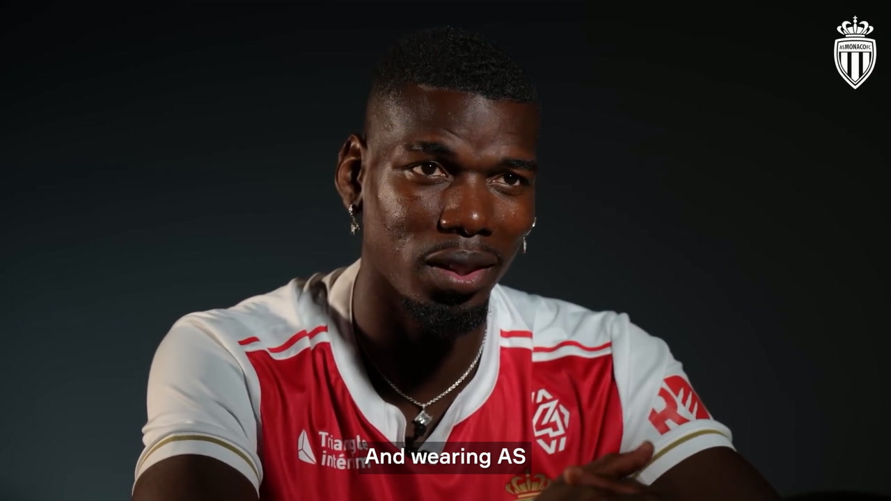 Paul Pogba's first words at AS Monaco