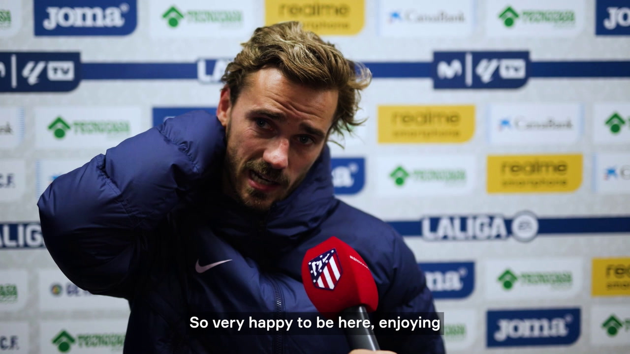 VIDEO: Griezmann delighted after securing Champions League spot with a hat-trick