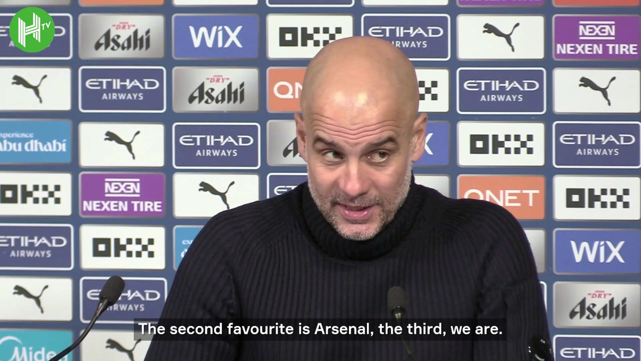 VIDEO: Guardiola picks favourites for Premier League title