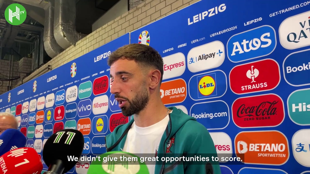 VIDEO: Bruno Fernandes celebrates Portugal's comeback win
