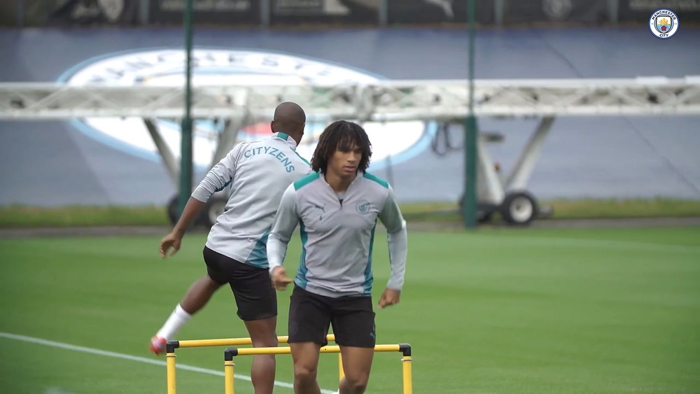 Man City have been preparing for the Leicester game. DUGOUT