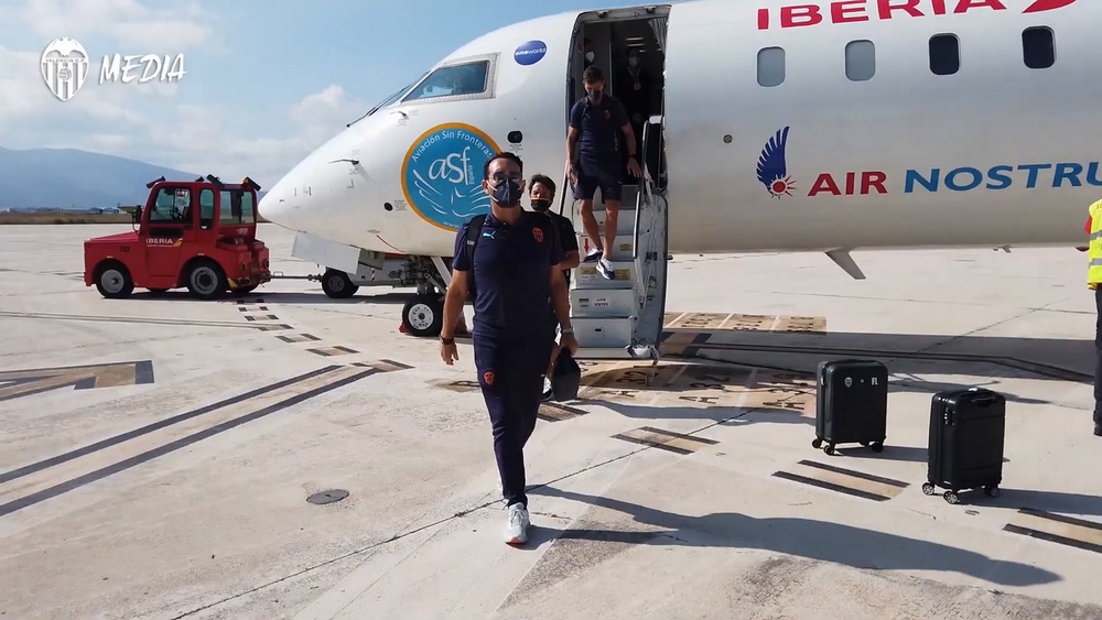 Así se vivió el partido desde el viaje de los 'ches'. DUGOUT