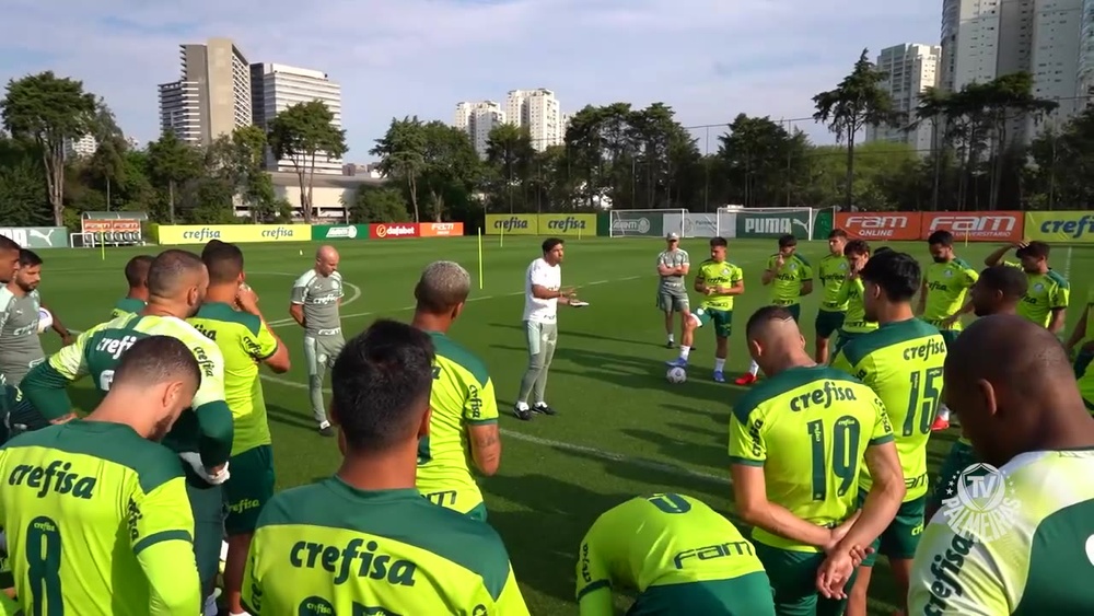 Palmeiras finaliza preparação para duelo contra o Flamengo. DUGOUT