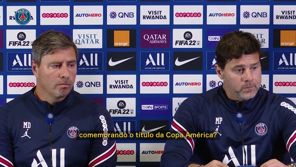 Pochettino falou sobre o título da Copa América. DUGOUT