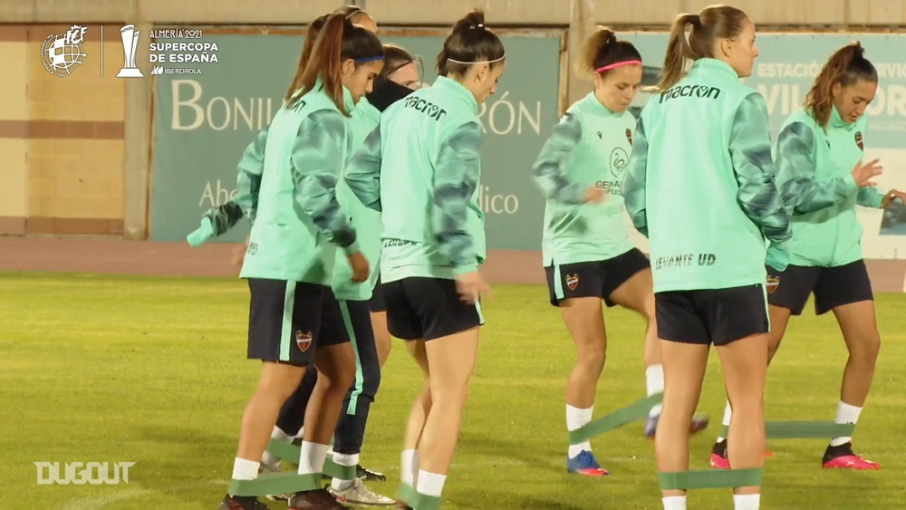 VÍDEO: Levante y Atlético se ponen a tono para la Supercopa Femenina. DUGOUT