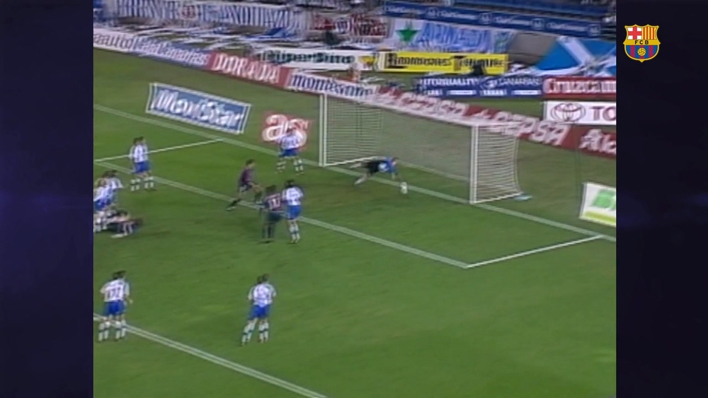 VÍDEO: el golazo de chilena de Puyol al Tenerife. DUGOUT