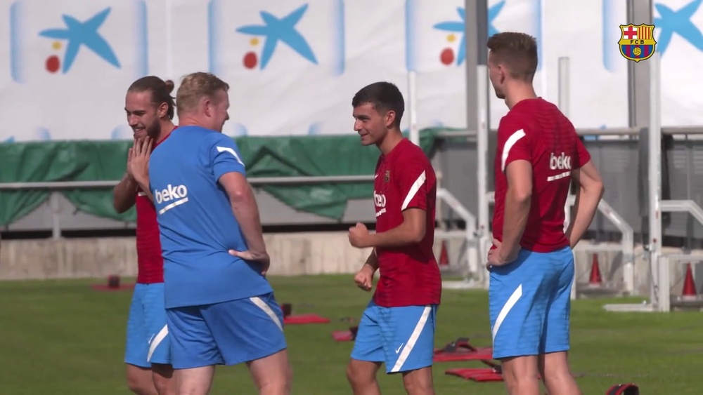 VIDÉO : le premier entrainement de Luuk de Jong avec Barcelone. Dugout