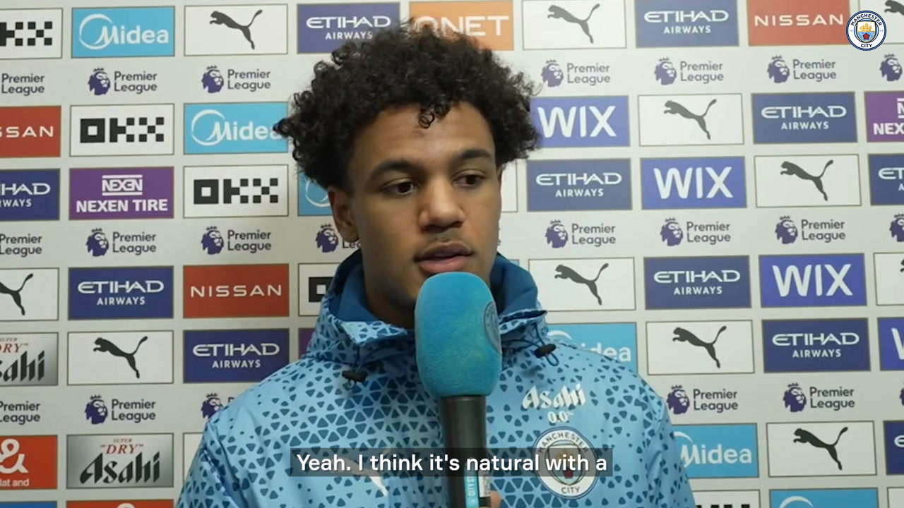 VIDEO: Oscar Bobb on his first full Premier League debut