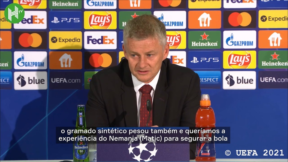 Solskjaer explica motivo de substituir Cristiano Ronaldo.