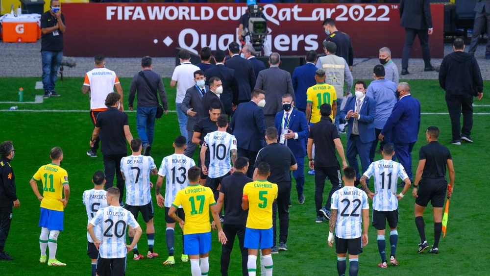 CBF says Argentina were warned.
