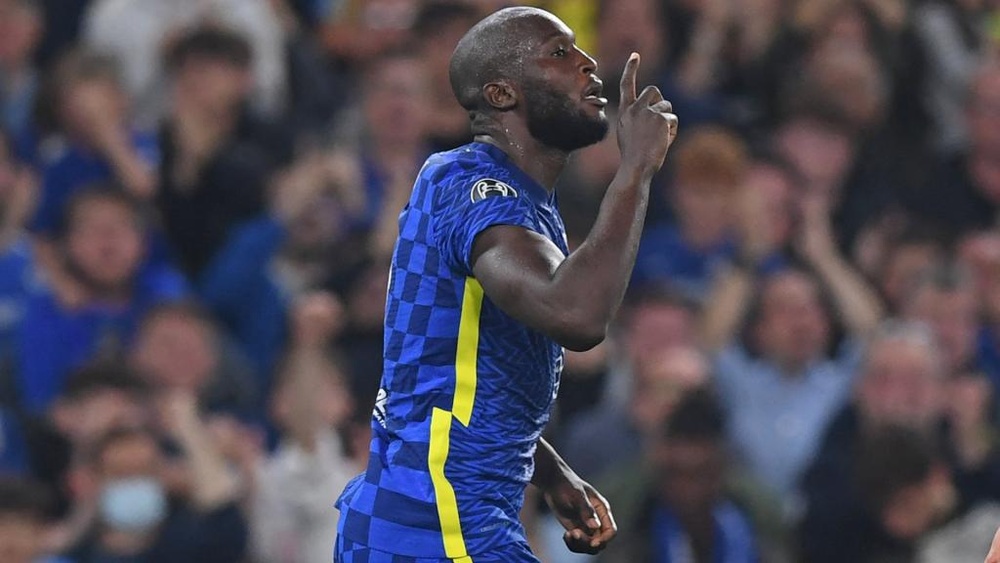 Antes sem nenhum gol pelo Chelsea, Lukaku volta ao clube como atacante completo. AFP
